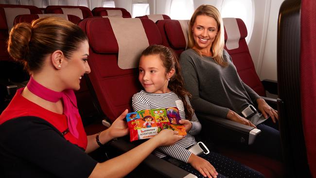 Flight Centre expects to see more children on long haul flights, as falling airfares make international family holidays more affordable.