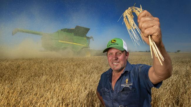 Elmore grain grower Andrew Holmberg says this harvest should top last year’s. Picture: Zoe Phillips