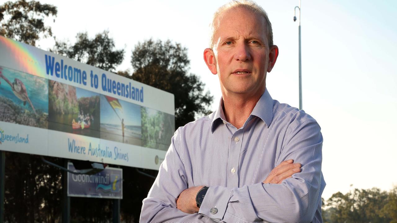 Queensland’s new cross-border commissioner Ian Leavers in Goondiwindi. Picture: Liam Kidston