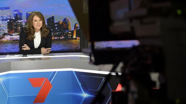 She left her Channel 7 newsreader position in 2014, scoring consistently high ratings. Picture: Jeremy Piper