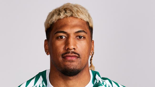 Steven Marsters of Cook Islands poses for a photo during the Cook Islands Rugby League World Cup Portrait Session at Rockcliffe Hall on October 12, 2022 in Darlington, England. Picture: Pat Elmont/Getty Images for Rugby League World Cup