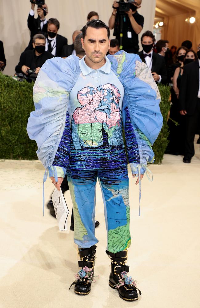 Dan Levy made his Met Gala debut in style. Picture: Getty Images