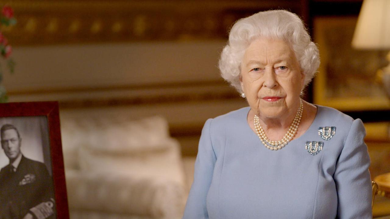 The Queen wasted no time in cutting them off from royal funds after their decision to skip put on royal duties. Picture: Buckingham Palace via Getty Images