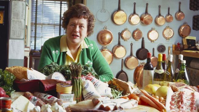 American chef and author Julia Child in 1972. Picture: Getty Images