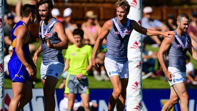 Jack Watts was quiet for the Power on Sunday. Picture: AFL Media