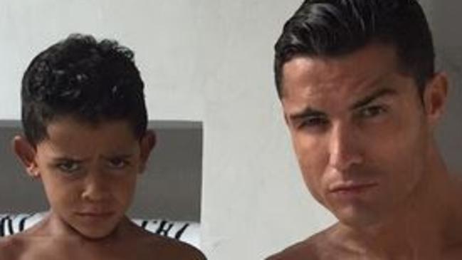 Cristiano Ronaldo’s son, Cristiano Jr, is his own mini-me | news.com.au ...