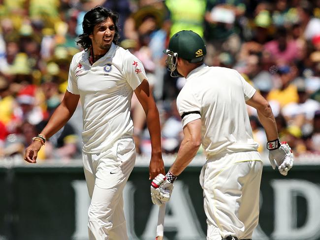 Ishant Sharma always brings plenty of aggression to the Indian bowling lineup. Picture: Colleen Petch.