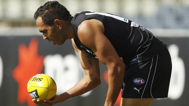 Eddie Betts was up to his old tricks for the Blues. Picture: Getty Images