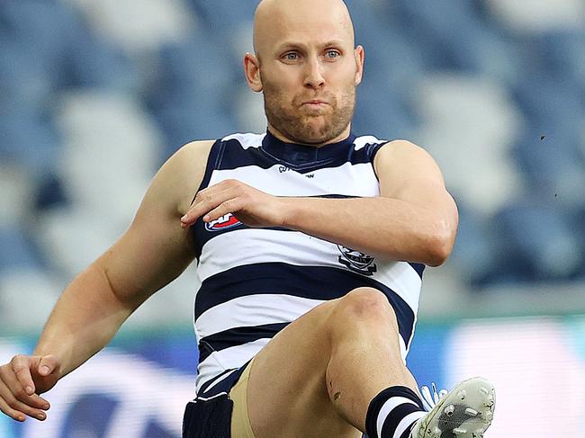 Ablett during his milestone game against the Gold Coast Suns.