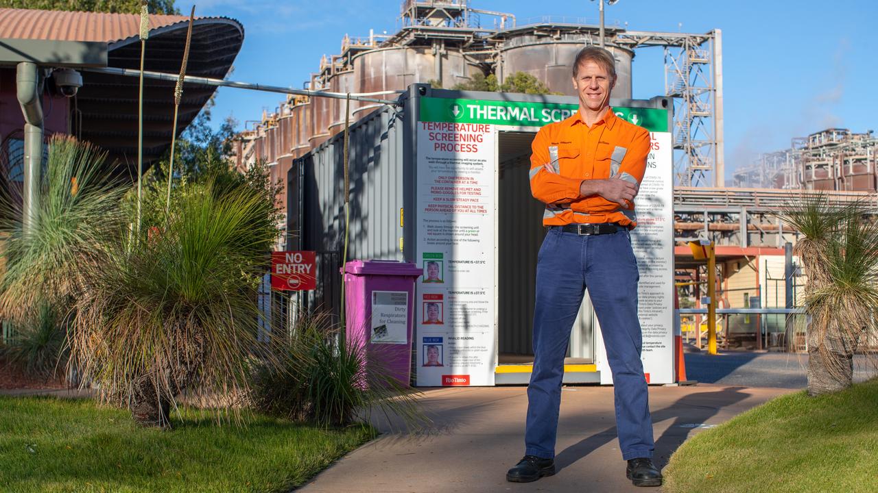 Rio Tinto Yarwun General Manager Mark Gilmore.