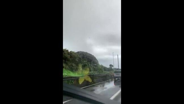 Wind Whips Up Debris In Miyazaki As Typhoon Shanshan Nears Japan ...