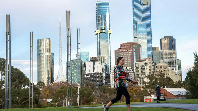 Melbourne exited lockdown at midnight on Thursday. Picture: Ian Currie