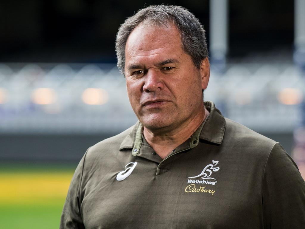 Dave Rennie know Australia’s World Cup campaign realistically starts this year, against Eddie Jones’ England. Picture: Darrian Traynor/Getty Images