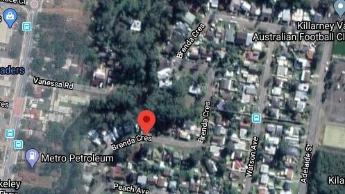 A man has been injured falling 3m through a garage roof at Brenda Crescent, Tumbi Umbi. Picture: Google