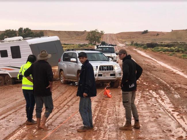 Caravans stranded as more heavy rain coming today