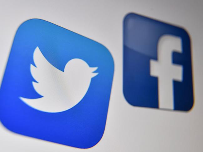 Both Facebook and Twitter have been accused of anti-conservative bias. Picture: AFP