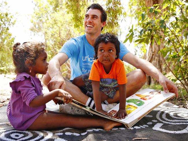 Cummins said he wanted to help to help give Indigenous children an educational opportunity Picture: Sam Ruttyn