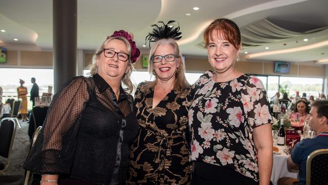 Nola Ahnfeldt, Suzanne Bost and Kimberley Cornish. Picture: Pema Tamang Pakhrin.