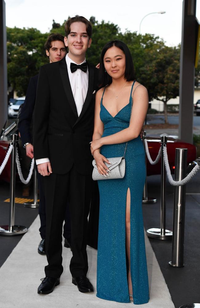 Daniel Reid and Lili Caliltz at year 12 formal, Nambour Christian College. Picture: Patrick Woods.