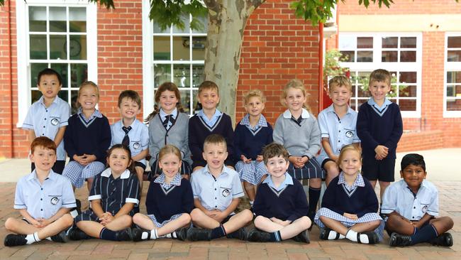 Christian College Junior School Prep R front Hamish Sereika, Eadie Greenhoff, Willow Morris, Rocky Glynn, Eli Hines, Celeste Grzybek and Zahil Nabeel. Back Joshua Cai, Isla Grzybek, Jett Orr, Lola Tennant, Alexander Kammerer, Mikayla Barbieri-Leorke, Tayla Maloney, Buster Forbes and Ethan Abela. Absent Frankie Crewther.