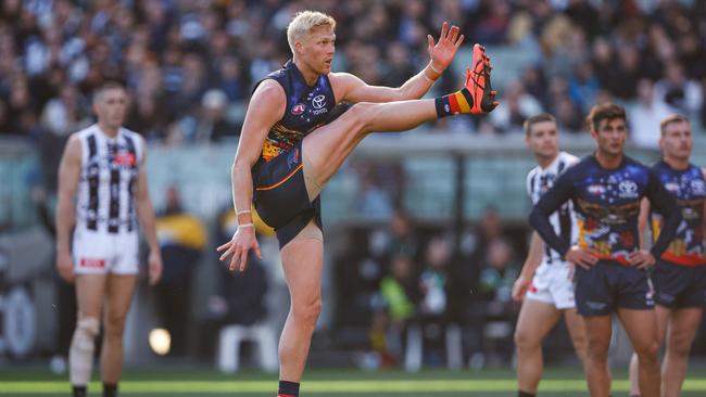 Could Elliott Himmelberg land at GWS this off-season? Picture: Dylan Burns/AFL Photos via Getty Images