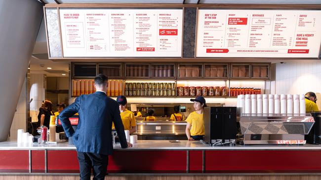 Harvey’s Hot Sandwiches at Parramatta Square.