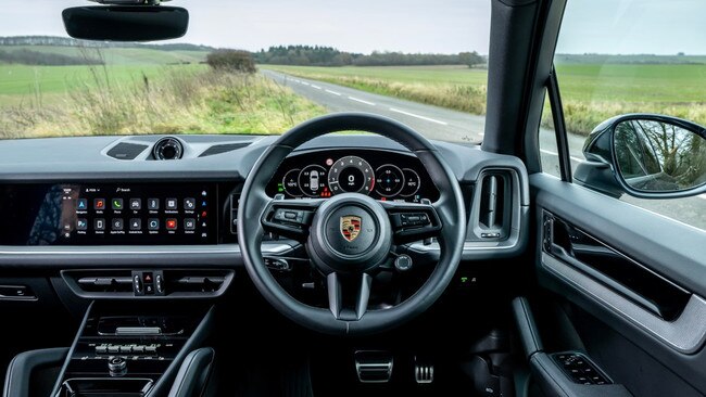 Inside the Porsche Cayenne S.