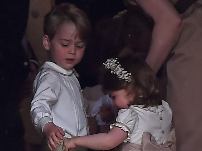 Prince George and Prince Charlotte, at their aunt Pippa Middleton’s wedding in May 2017, will have a starring role on the big day.