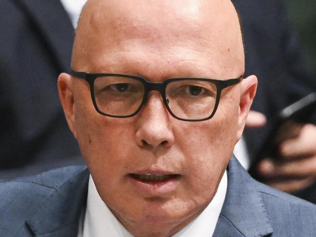 CANBERRA, AUSTRALIA, NewsWire Photos. NOVEMBER 30, 2023: Leader of the Opposition Peter Dutton during Question Time at Parliament House in Canberra. Picture: NCA NewsWire / Martin Ollman