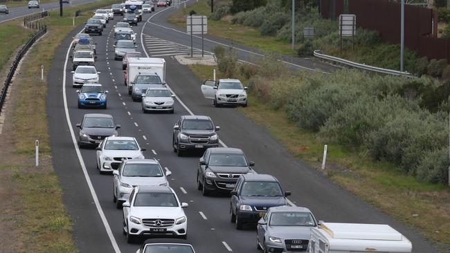 The Outer Metropolitan Ring Road could take the pressure off Melbourne’s other arterials. Picture: David Crosling