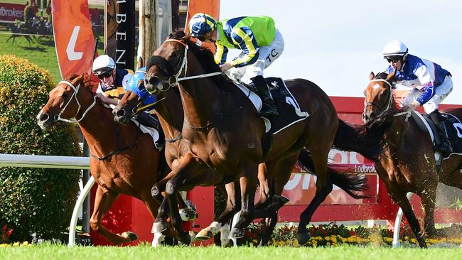 Kalapour wins the Group 3 JRA Chairman’s Handicap at Doomben. Photo: Supplied