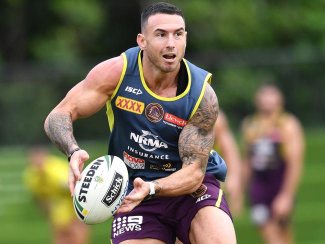 Darius Boyd during Broncos training.