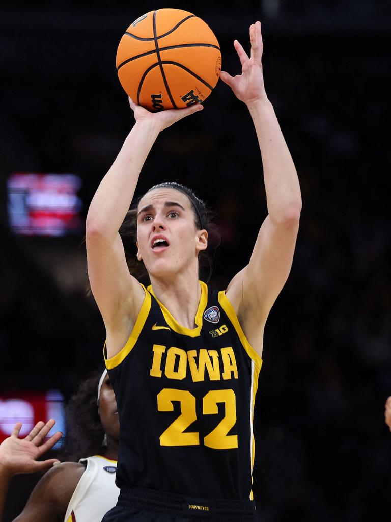 She shoots like Steph Curry but will make a pittance in the WNBA. Photo: Steph Chambers/Getty Images/AFP.