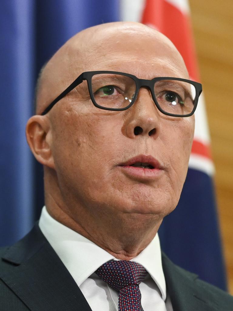 Peter Dutton. Picture: NCA NewsWire / Martin Ollman