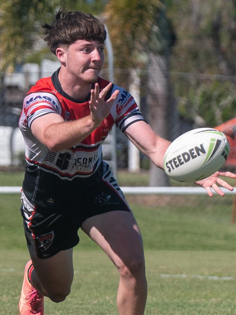 Jay Whaley Kirwan State High School State vs St Brendan's College Semi Final 2024. Thursday 22 August 2024 Picture:Michaela Harlow