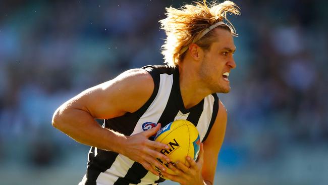 Darcy Moore is just one of several Magpies to be struck down during the season by soft tissue injuries.