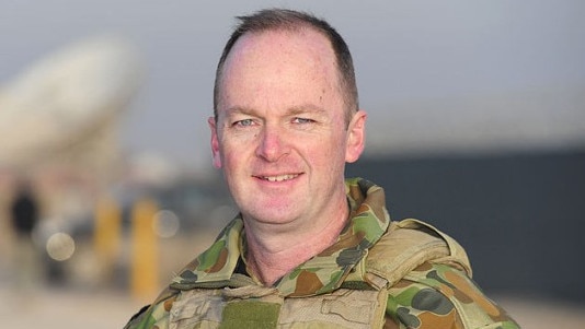 Major Stuart McCarthy, who has suffered from taking the antimalarial drug mefloquine while deployed overseas.