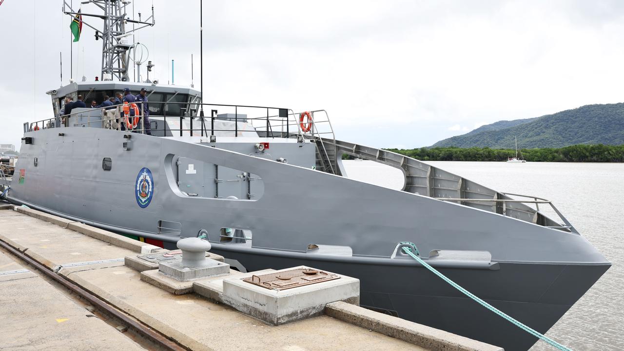 The Guardian-class patrol boat RVS Takuare has been handed back to Vanuatu, after being repaired over two years by Norship Marine. Picture: Brendan Radke