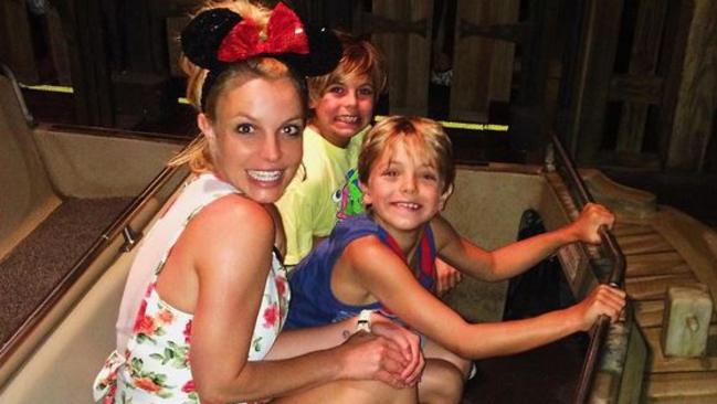 The family spent the July 4 weekend partying at Disneyland.