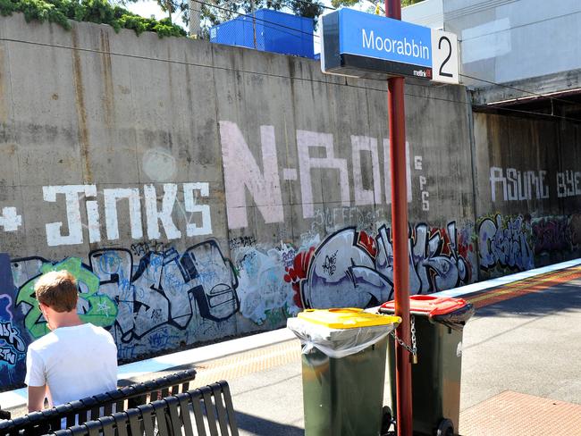 Ms Palmer’s train was terminated at Moorabbin station.