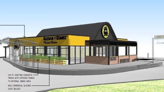 Plans have been revealed for a new Guzman Y Gomez restaurant at Boondall. Picture: PD Online/Verve Design