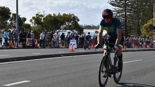 Athletes at the Sunshine Coast Ironman 70.3 2023.