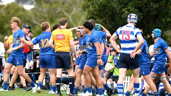 GPS First XV rugby between Churchie and Nudgee College. Saturday July 27, 2024. Picture, John Gass