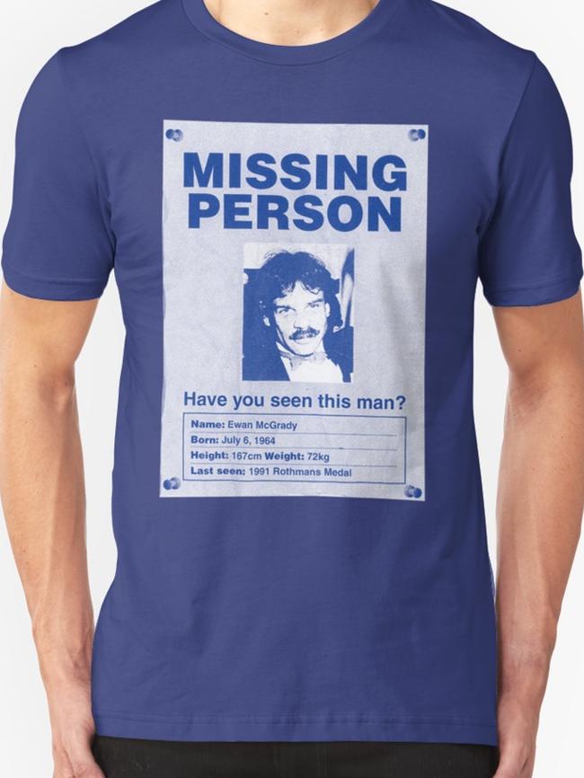 The cult ‘missing McGrady’ T-shirt