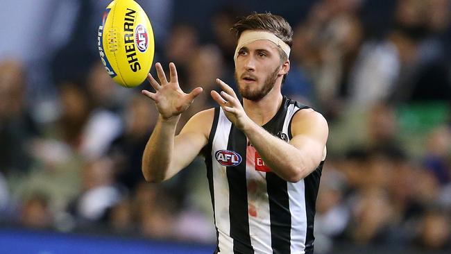 Magpie Tom Phillips was a draft bargain at pick 58. Picture: Michael Klein