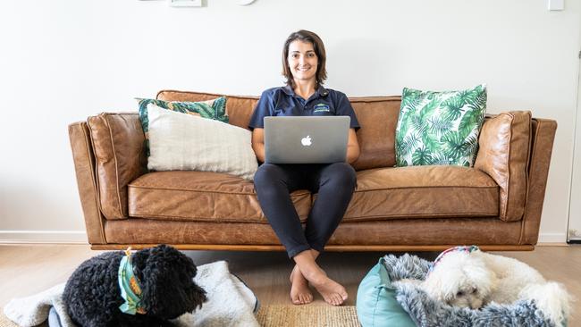 In Queensland, RSPCA's School for Dogs trainer De Durdevic launched online puppy school classes during the pandemic.