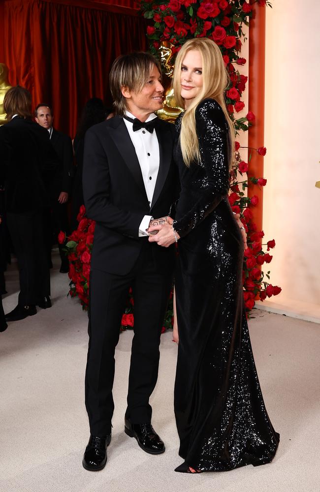 Keith Urban and Nicole Kidman arrive. Picture: Getty Images