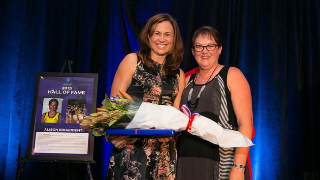 Netball NSW President Wendy Archer, right. Picture: Narelle Spangher