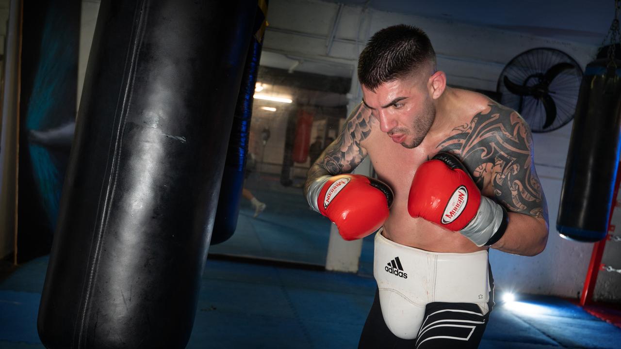 Boxer Michael Zerafa wants a bout with Tim Tszyu. Picture: Tony Gough