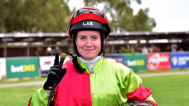 Mikaela Claridge was a star on the rise before she fell from a horse and died. Picture: Brendan McCarthy/Racing Photos via Getty Images